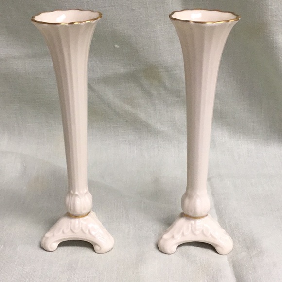 Lenox Accents Lenox Bud Vase Set 24k Gold Trim Poshmark